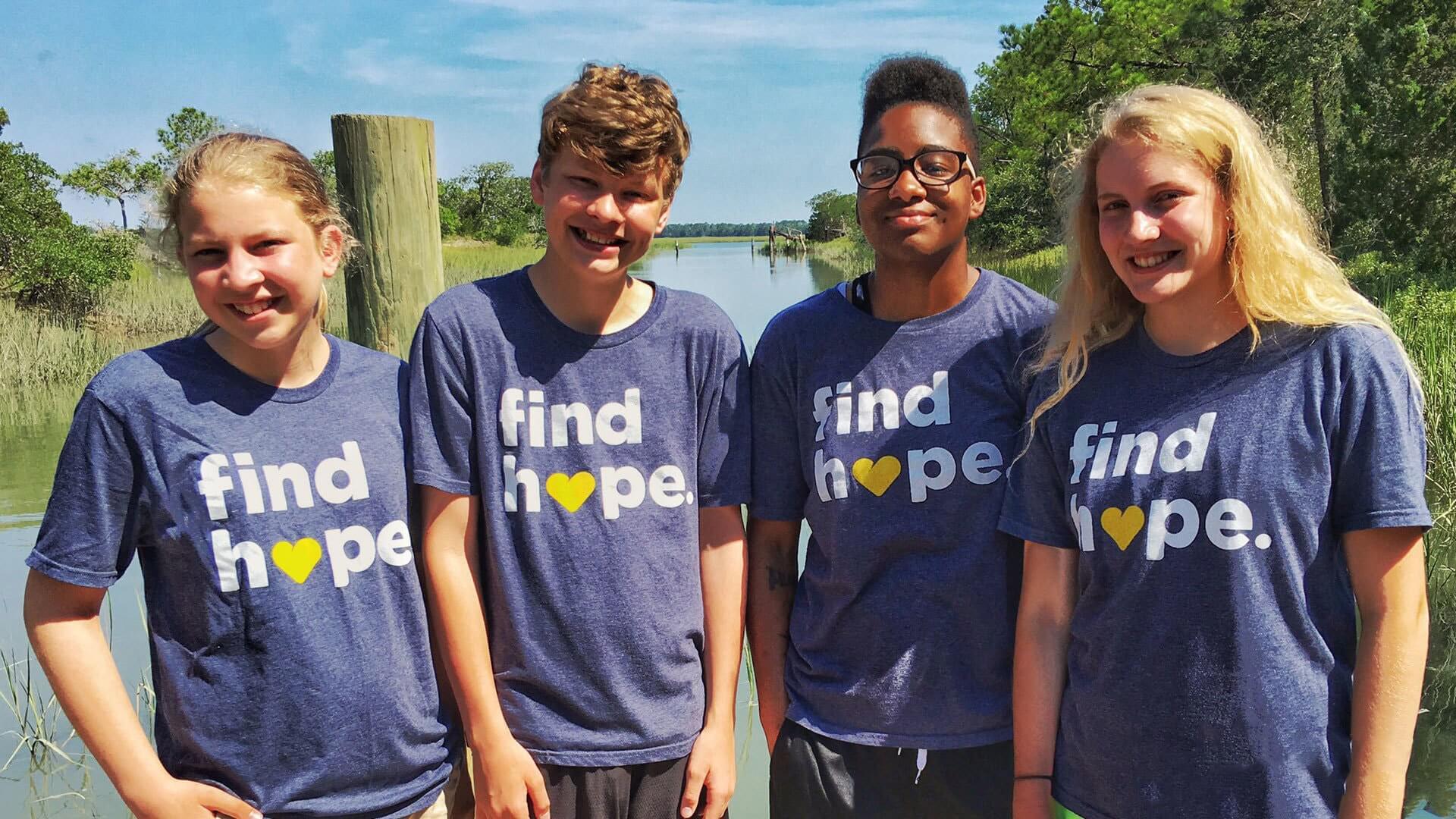 Get your “Find Hope” apparel in our online store